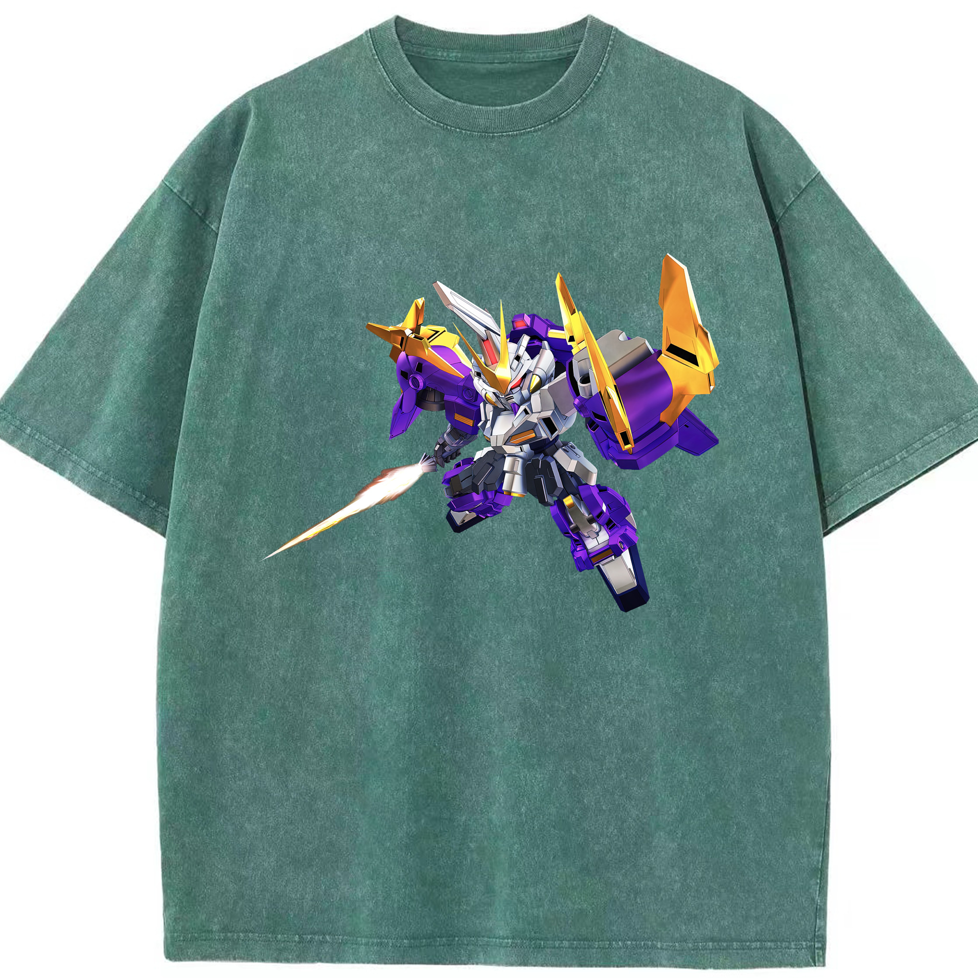 （画像用） 機動戦士ガンダム Mobile Suit Gundam 綿100% ヴィンテージ風 半袖Tシャツ（フロントプリント）
